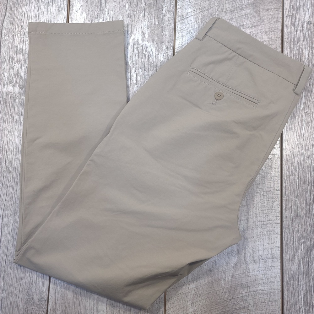 Vineyard Vines On The Go Pant Mens 32x30 Khaki Performance Chino Stretch Tan